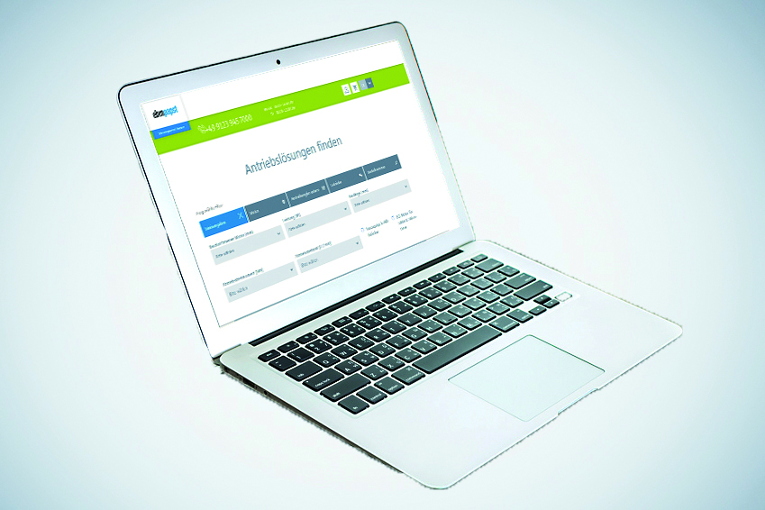 Neues Online-Portal für Antriebslösungen