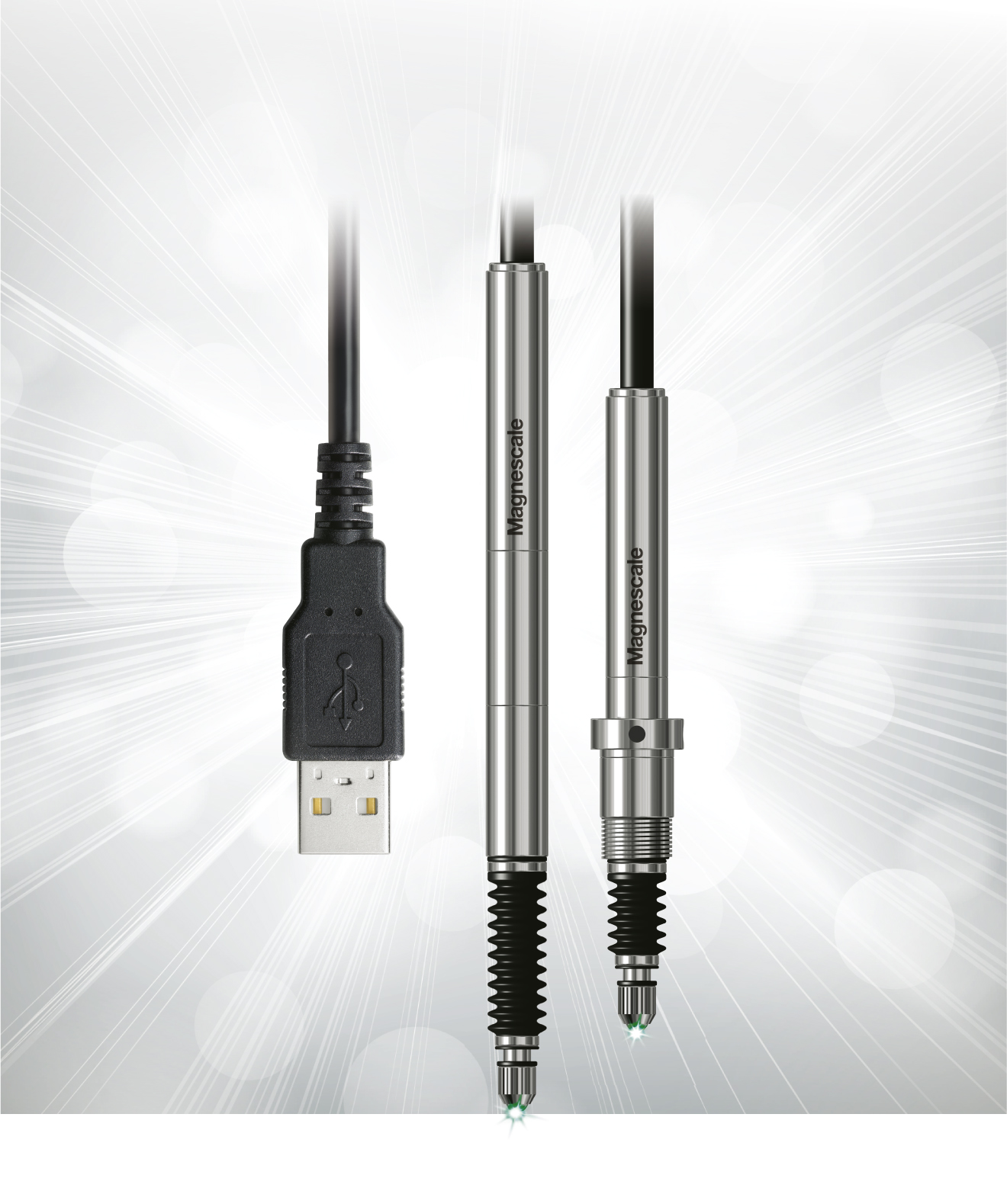 Hochgenaue inkrementelle USB-Messtaster