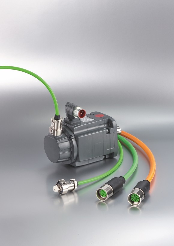 Umspritzte Steckverbinder für Motoren 2 M23