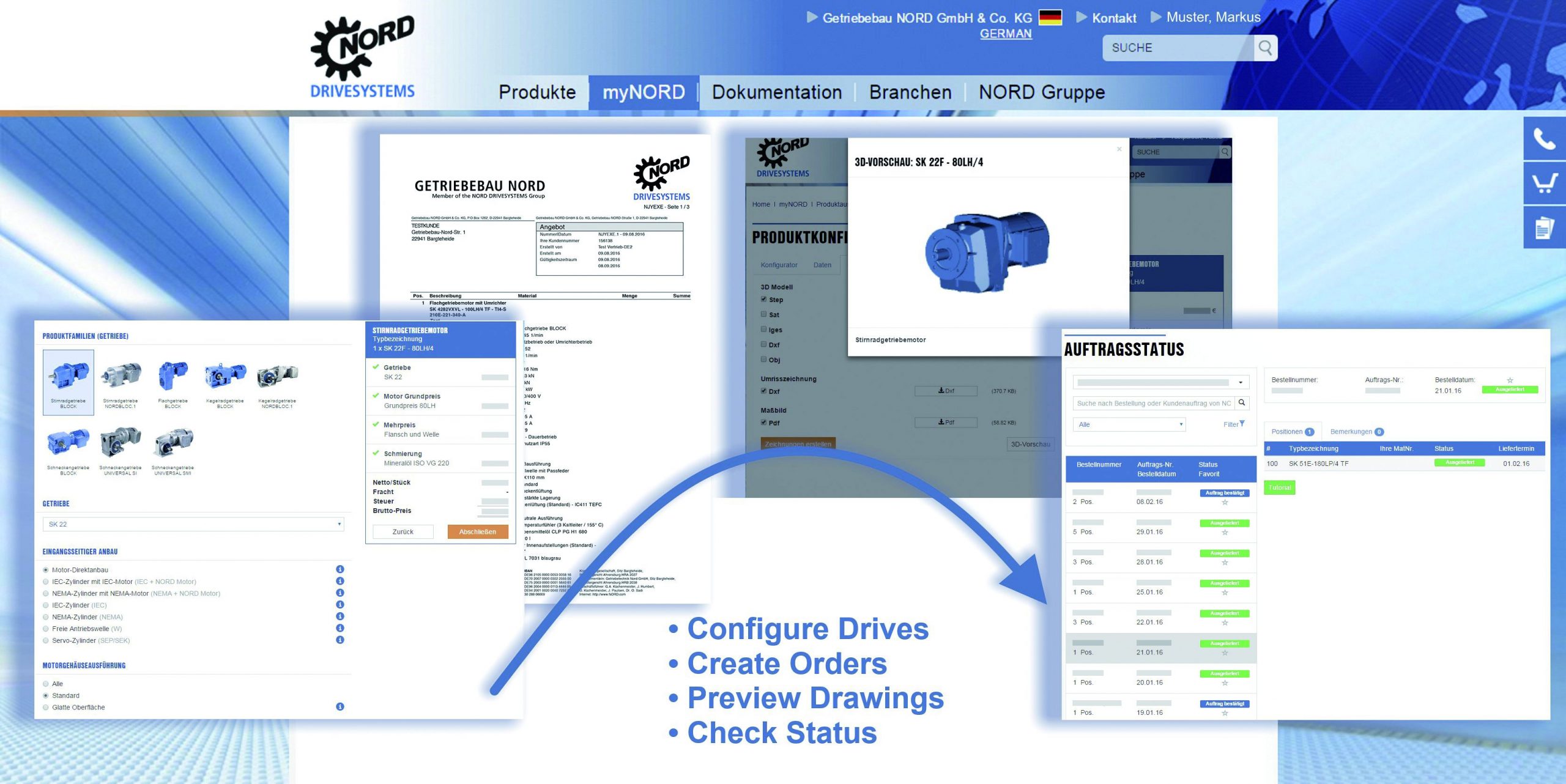 Online-Assistent für Antriebslösungen