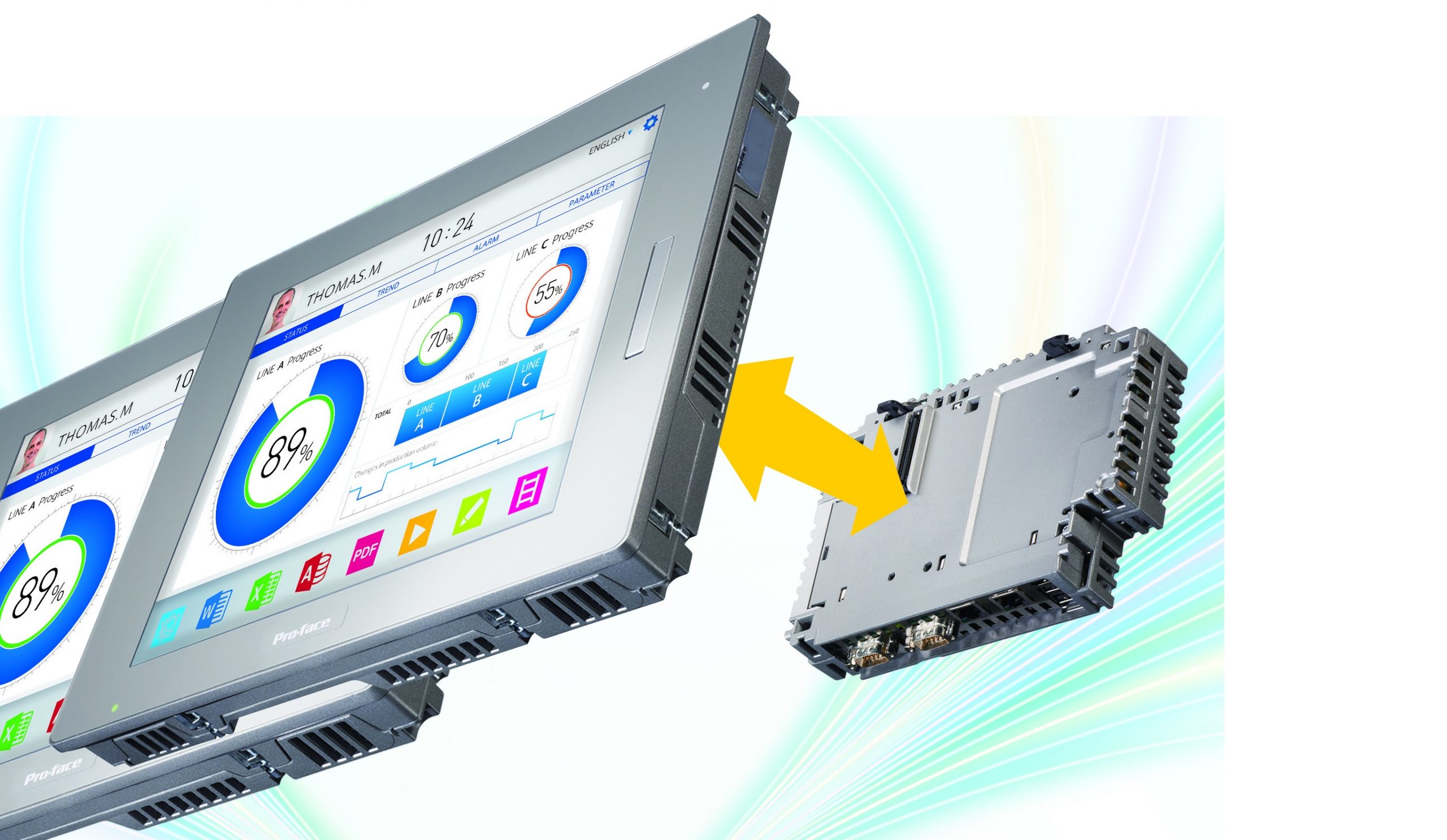 Erweiterte HMI-Serie mit überarbeiteter IPC-Einheit