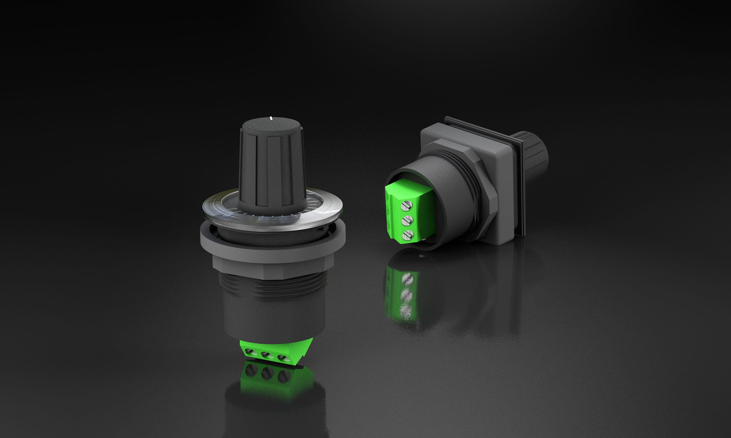 Motorregler mit integriertem Potentiometer