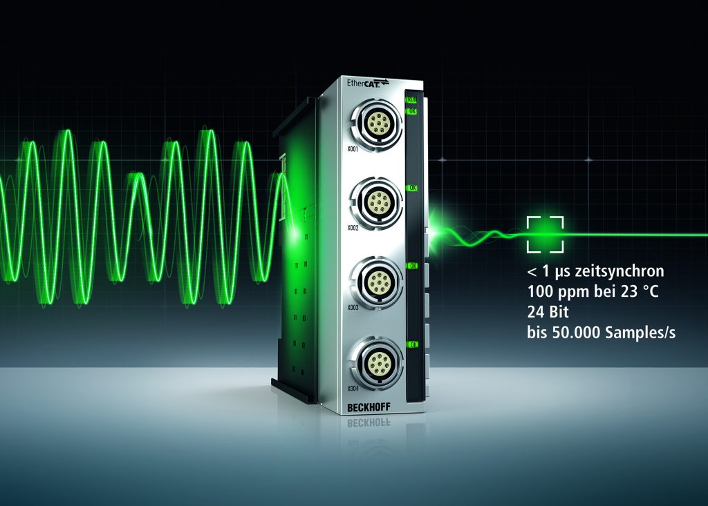 Hochpräzise Messtechnik für Automatisierer 1 Die Beckhoff Messtechnik fasst die drei etablierten I/O-Themenbereiche mit dem neuen Bereich der Präzisionsmesstechnik für den Industrieeinsatz:
1. Standard-Analogmessung 12/16 Bit
2. Energieerfassung an Leistungsnetzen
3. Condition Monitoring (Schwingungsmesstechnik)
4. NEU: Präzisionsmesstechnik