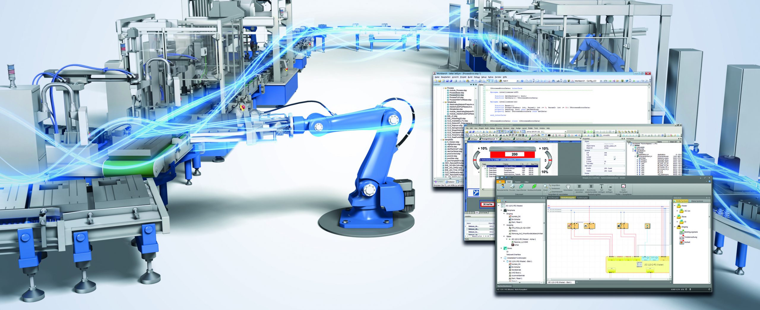 Effizienter Automatisierungsprozess aufgrund einheitlicher Software