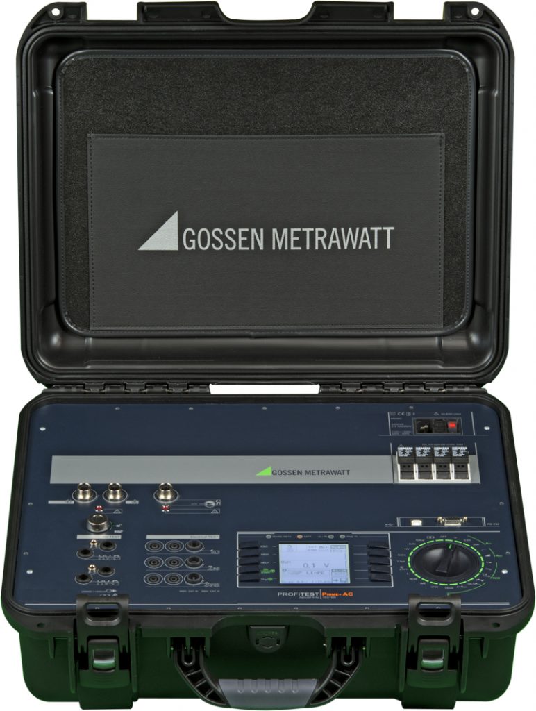 Prüfungen bis 690V AC und 800V DC 1 Als einziges Gerät seiner Klasse kann der Profinet Prime bei fehlender Stromversorgung auch per Akku betrieben werden. Die Ladekapazität reicht für bis zu tausend Messungen.