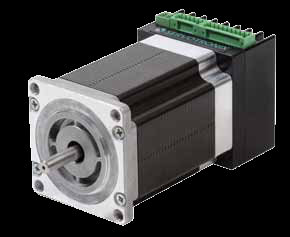 Geregelte Schrittmotoren mit integrierter Elektronik