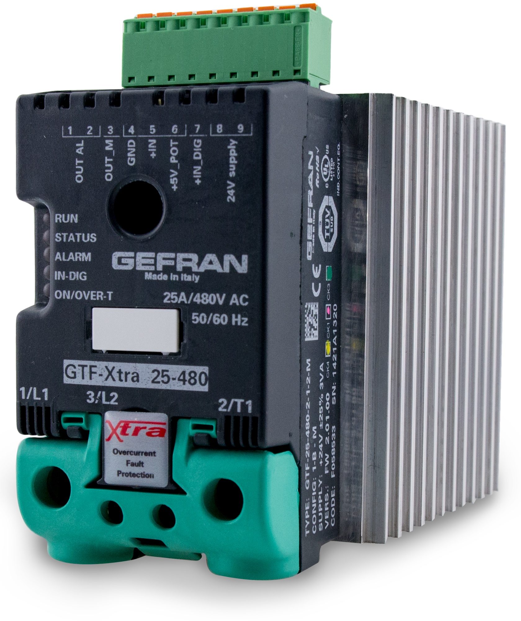 Kurzschlussfester Thyristorsteller mit integrierter Überstrombegrenzung