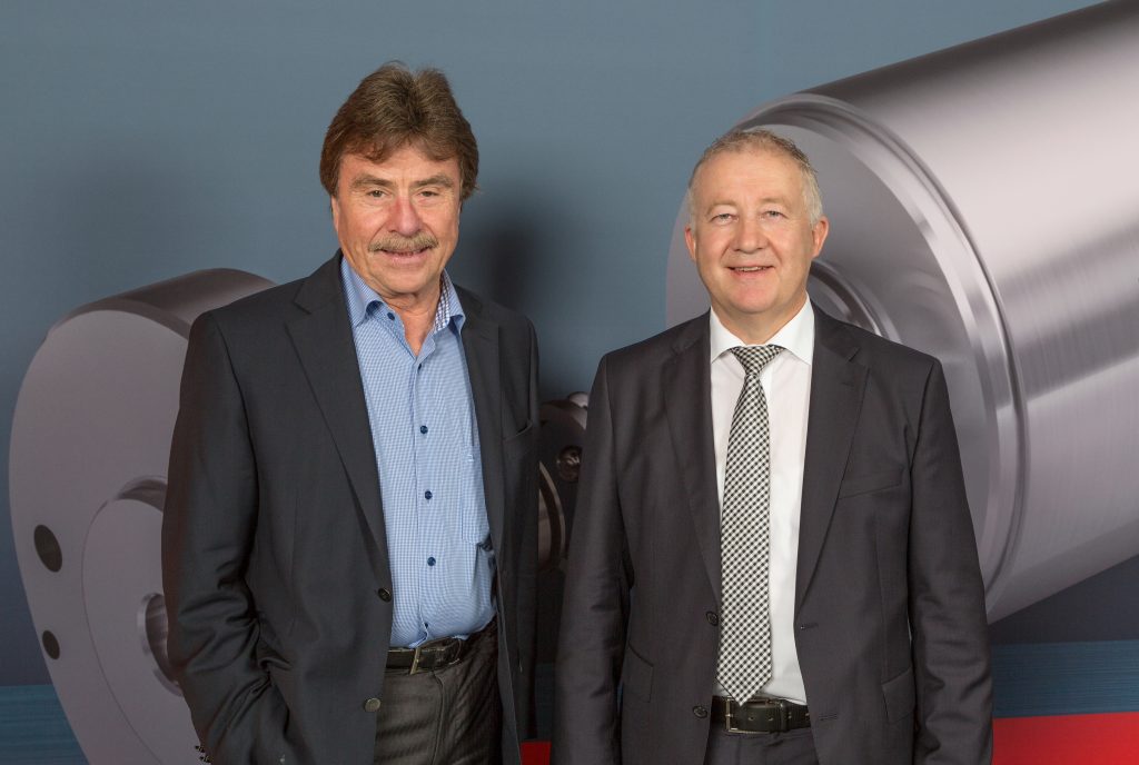 Maxon Motor steigert Umsatz 1 vlnr Dr Karl Walter Braun CEO Eugen Elmiger
