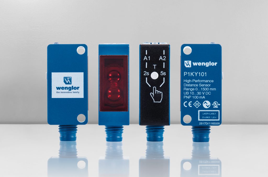 Kleiner Lichtlaufzeitsensor 1 Zwei unabhängige Schaltausgänge und die IO-Link-Schnittstelle machen den P1KY10x multifunktional einsetzbar.