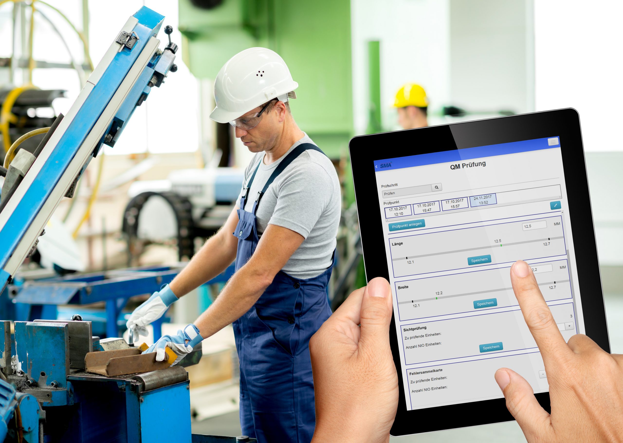 Fertigung und Qualität in einer App