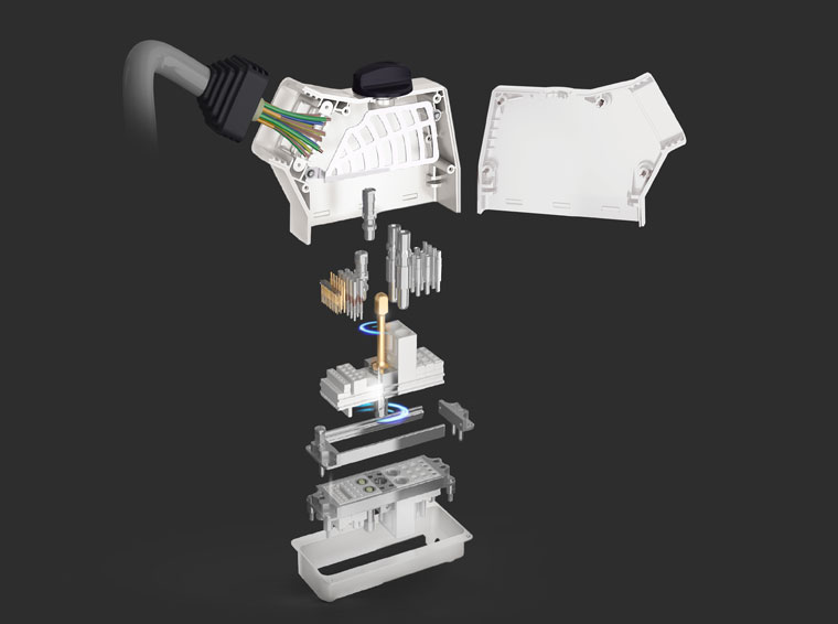 Modularer Steckverbinder in Kompaktausführung 8 Modularer Steckverbinder in Kompaktausführung