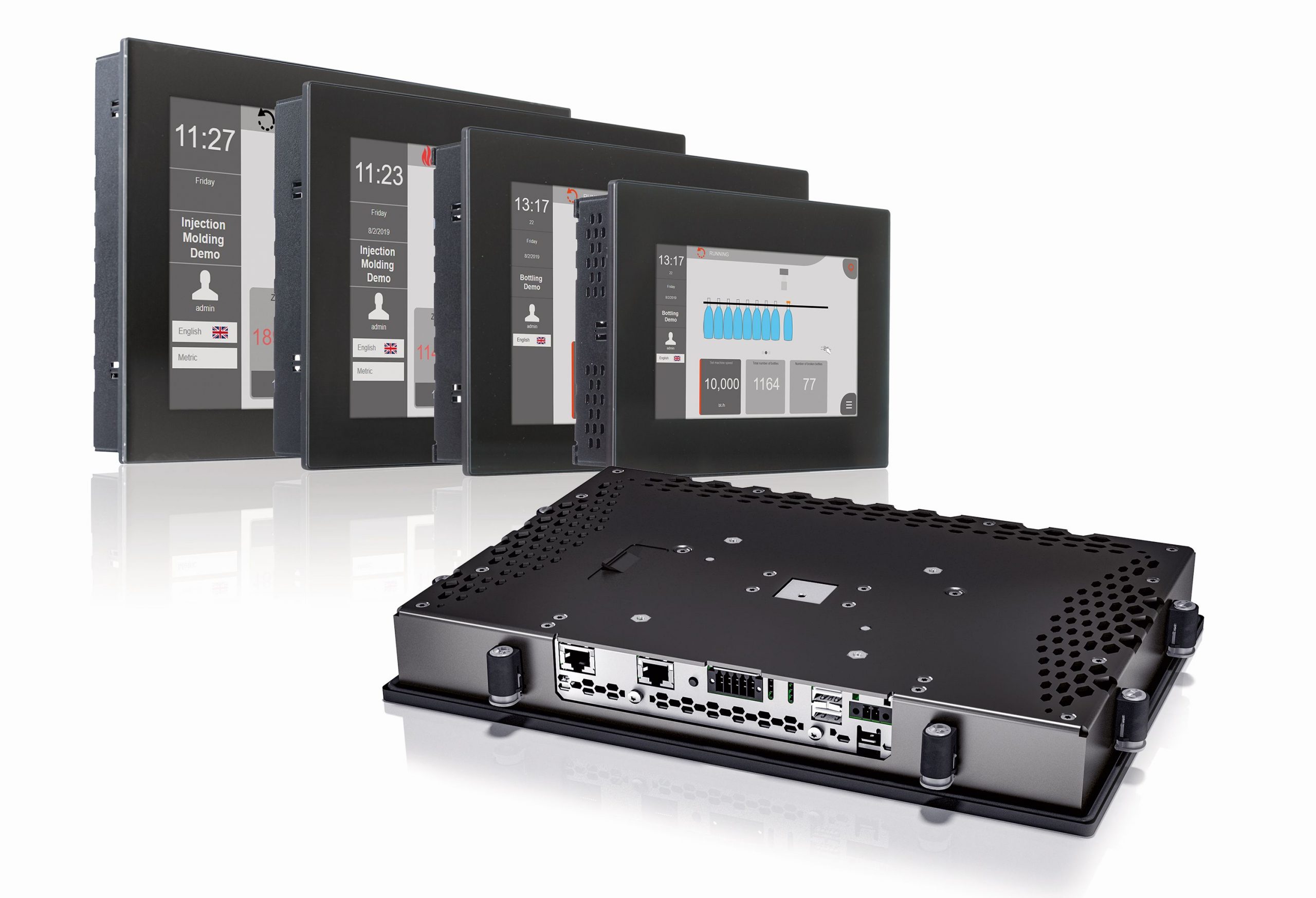 Multitouch-Bediengerät für einfache und schnelle Inbetriebnahme