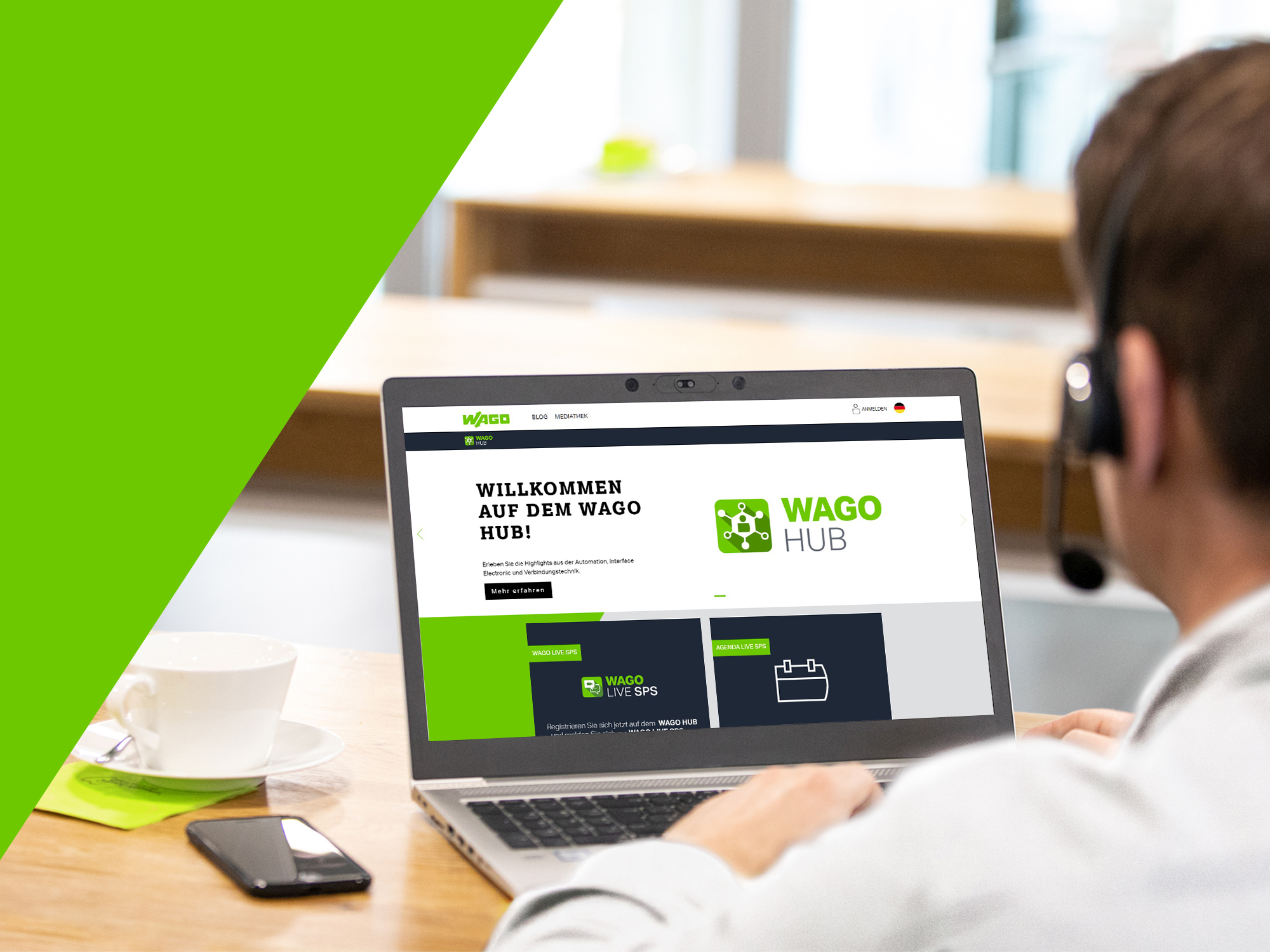 Digitale Eventplattform von Wago