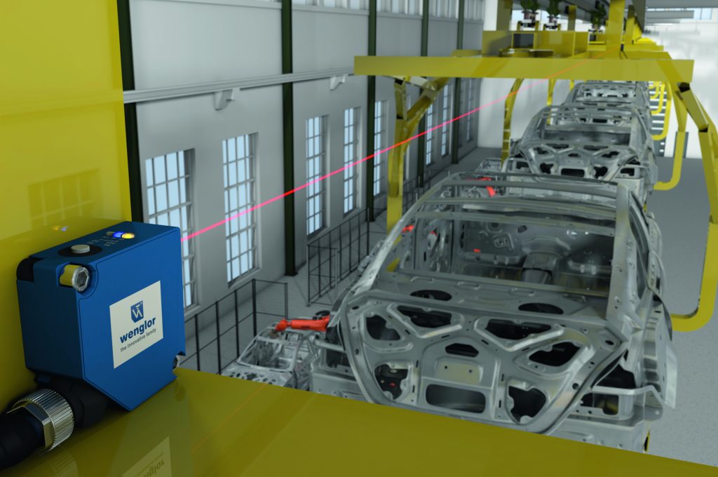 Messen aus der Ferne 1 Die neuen Lichtlaufzeitsensoren mit Wintec erfassen Objekte zuverlässig auf Distanzen von bis zu 10.000mm. Die Sensoren können dabei nebeneinander oder sogar gegenüberliegend montiert werden, ohne sich gegenseitig zu beeinflussen.