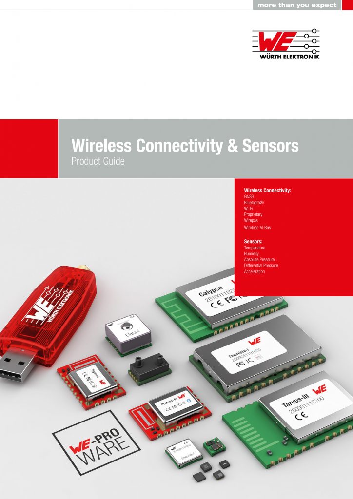 Katalog: Funk- und Sensormodule für IoT- und Industrie 1 EMC Components Passive Components Wuerth Elektronik Product C