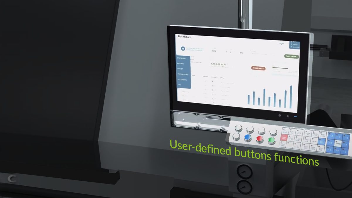 IP65-HMIs mit integriertem Tastenfeld