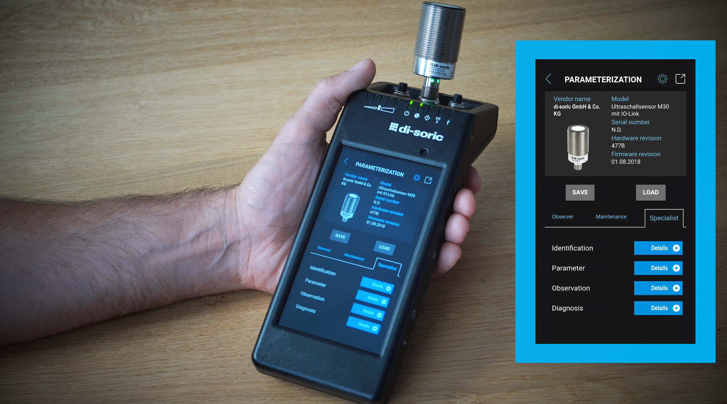 Mobiler IO-Link-Tester