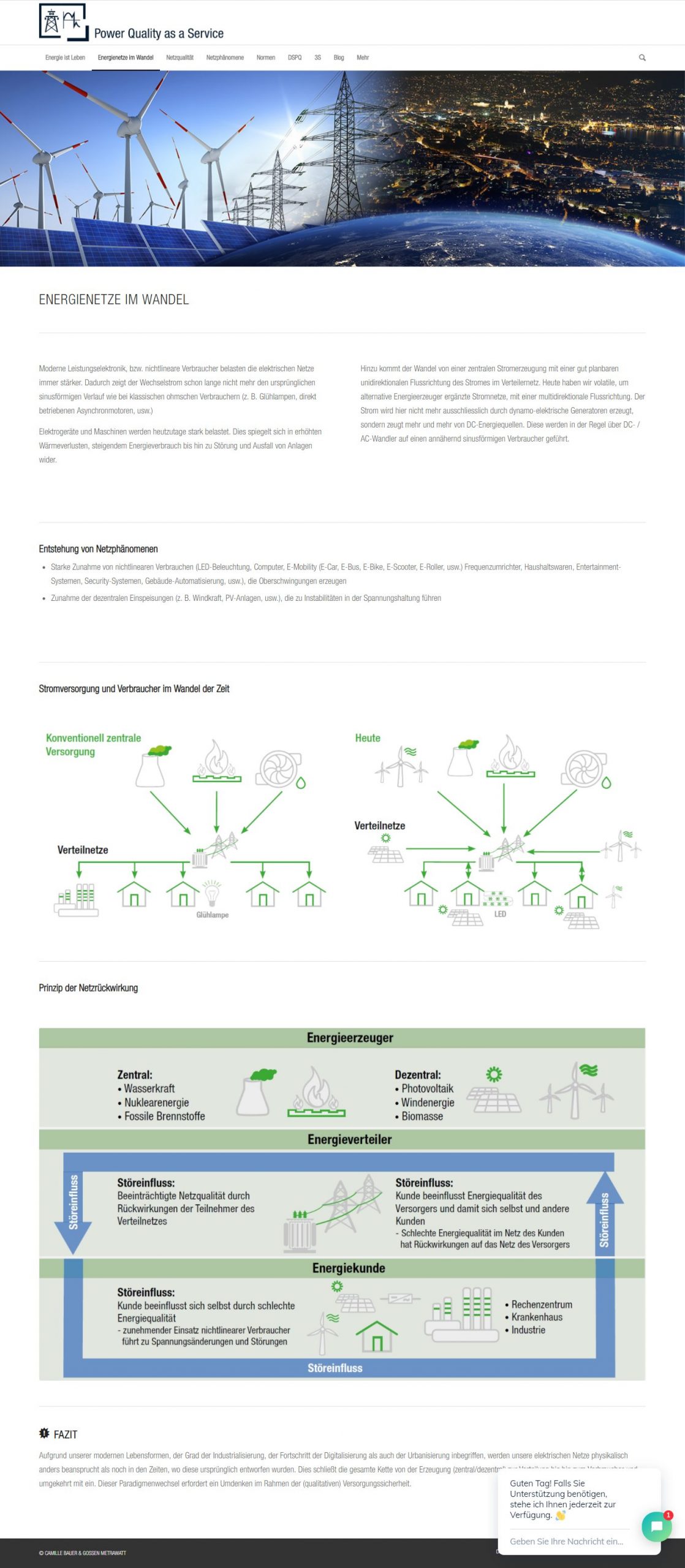 Neuer Internetauftritt zum Thema Netzqualität