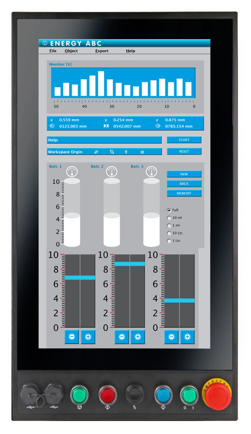 Panel-PCs mit individuellen Steuerelemente 1 203264 9npb27i