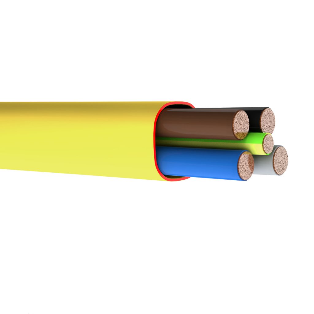 Mehr als Kupfer mit Isolation 1 CFW PowerCable mit feiner Litzentechnik, zentrisch angeordnetem Schutzleiter sowie sehr gleitfähigem Kunststoffmantel.