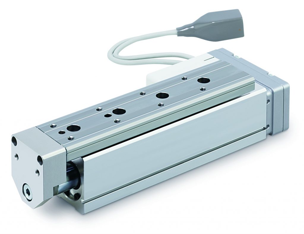 Elektrischer Kompaktschlitten in hochsteifer Ausführung mit Spindelantrieb 1 lesyh16 x171 002