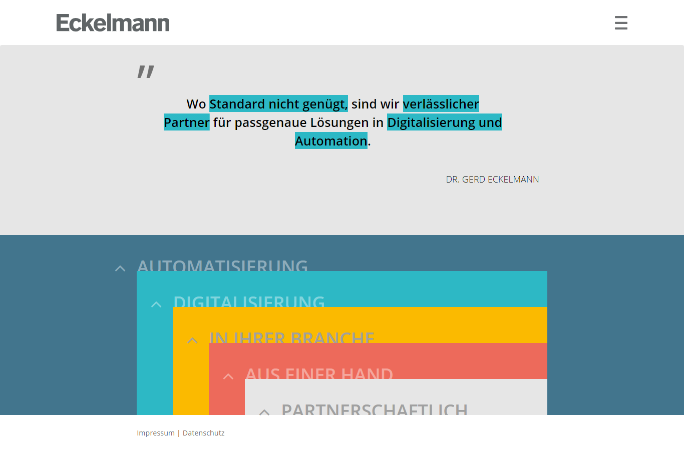 Eckelmann mit neuem Web-Auftritt 3 Eckelmann mit neuem Web-Auftritt
