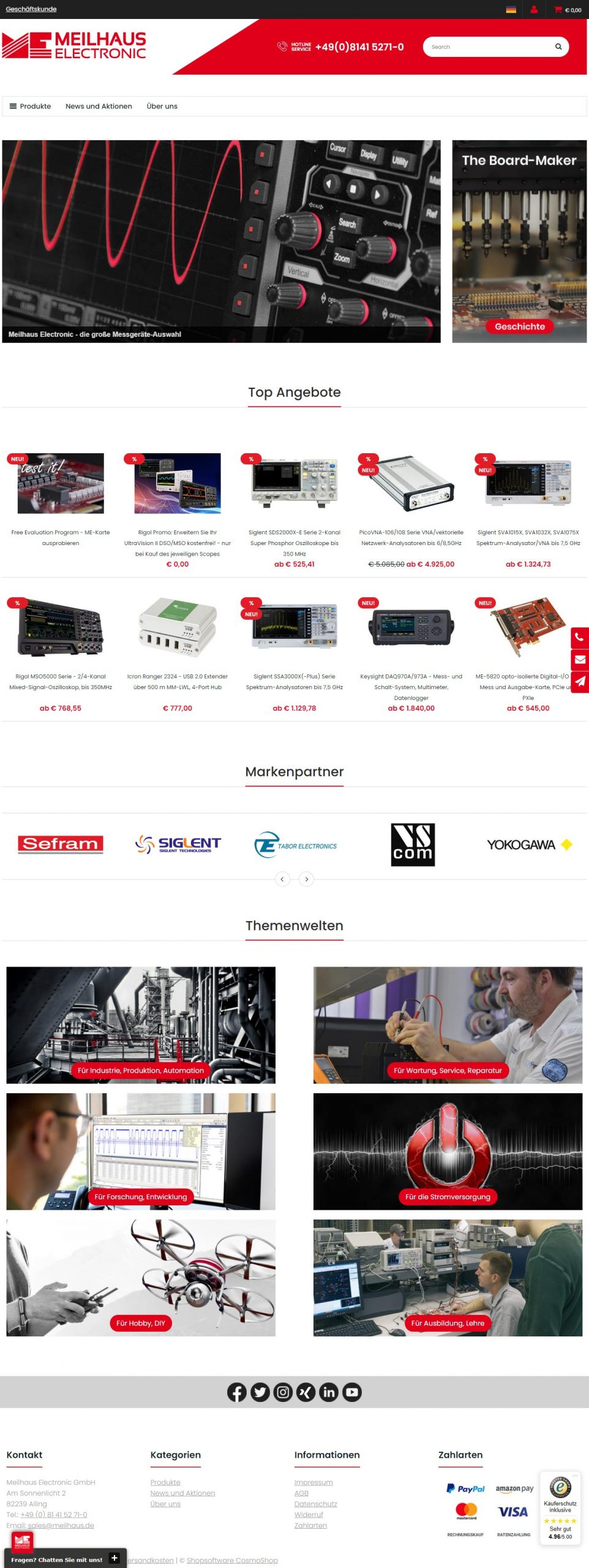 Neuer Internet-Auftritt von Meilhaus Electronic 1 Neuer Internet-Auftritt von Meilhaus Electronic