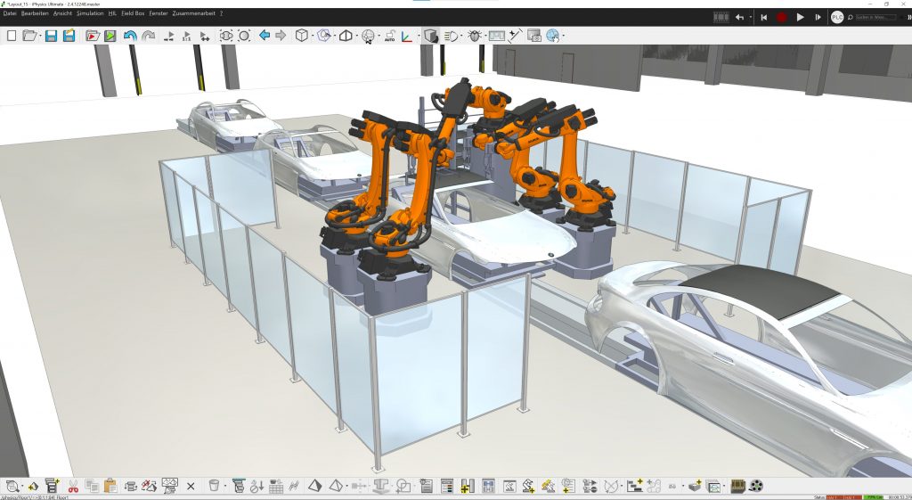  Mit iPhysics lassen sich Entwicklungsprozesse &uuml;ber die gesamte Wertsch&ouml;pfungskette hinweg parametrieren und simulieren, sodass stets der aktuelle Anlagenzustand als Modell zur Verf&uuml;gung steht.