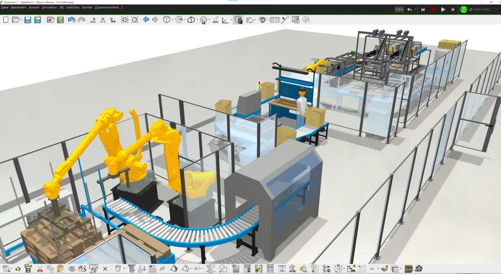  Mit iPhysics lassen sich Entwicklungsprozesse &uuml;ber die gesamte Wertsch&ouml;pfungskette hinweg 
parametrieren und simulieren, sodass stets der aktuelle Anlagenzustand als Modell zur Verf&uuml;gung steht.