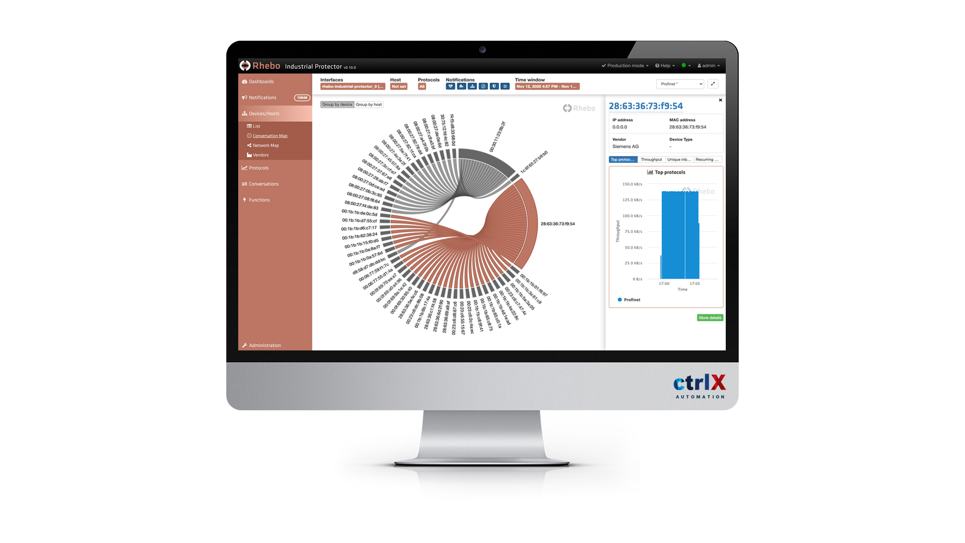 Integrierte Cybersecurity für ctrlX Automation
