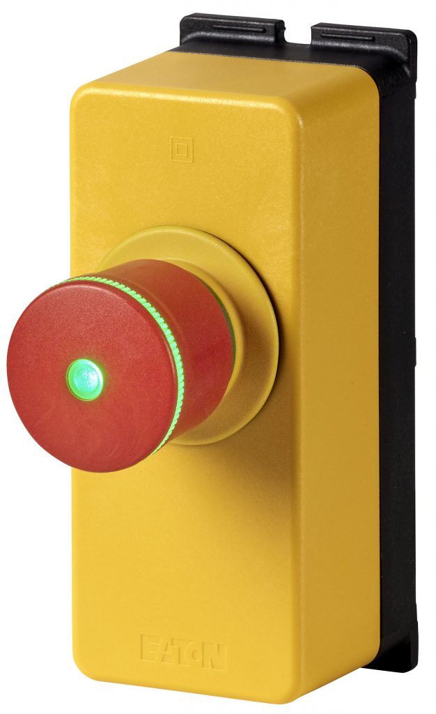 Notaus-Taster bietet 360°-Sichtbarkeit 1 RS1033 Eaton Small E Stop1