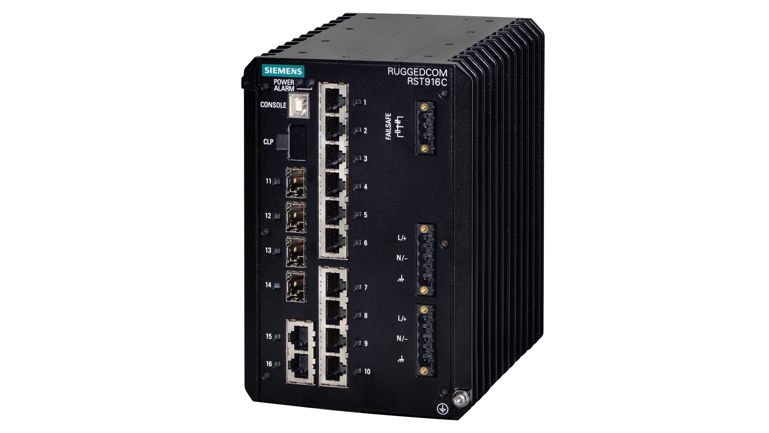 Kompakter Ethernet-Switch mit 16 Ports 4 Kompakter Ethernet-Switch mit 16 Ports