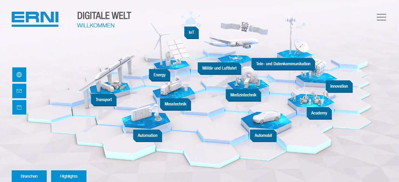 Neue Präsentations- und Service-Plattform von Erni 9 Neue Präsentations- und Service-Plattform von Erni