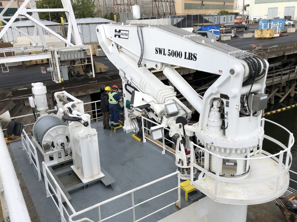 Umrichter kompensiert Seegang 2 Kilo Moana Winde