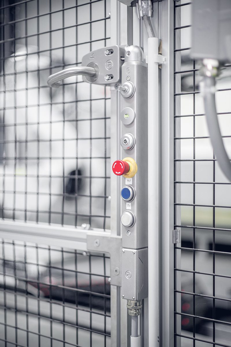 Gefahrenbereiche sicher betreten