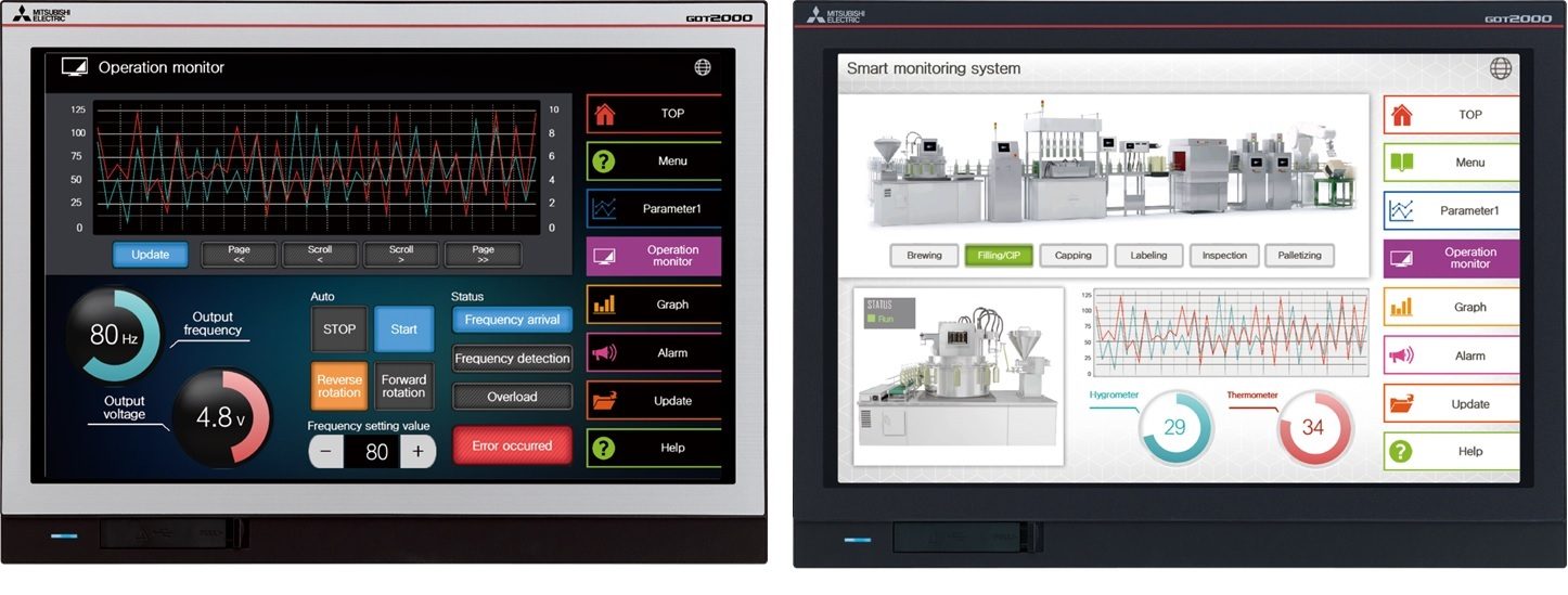 12,1″-Widescreen-Bedien-Terminals