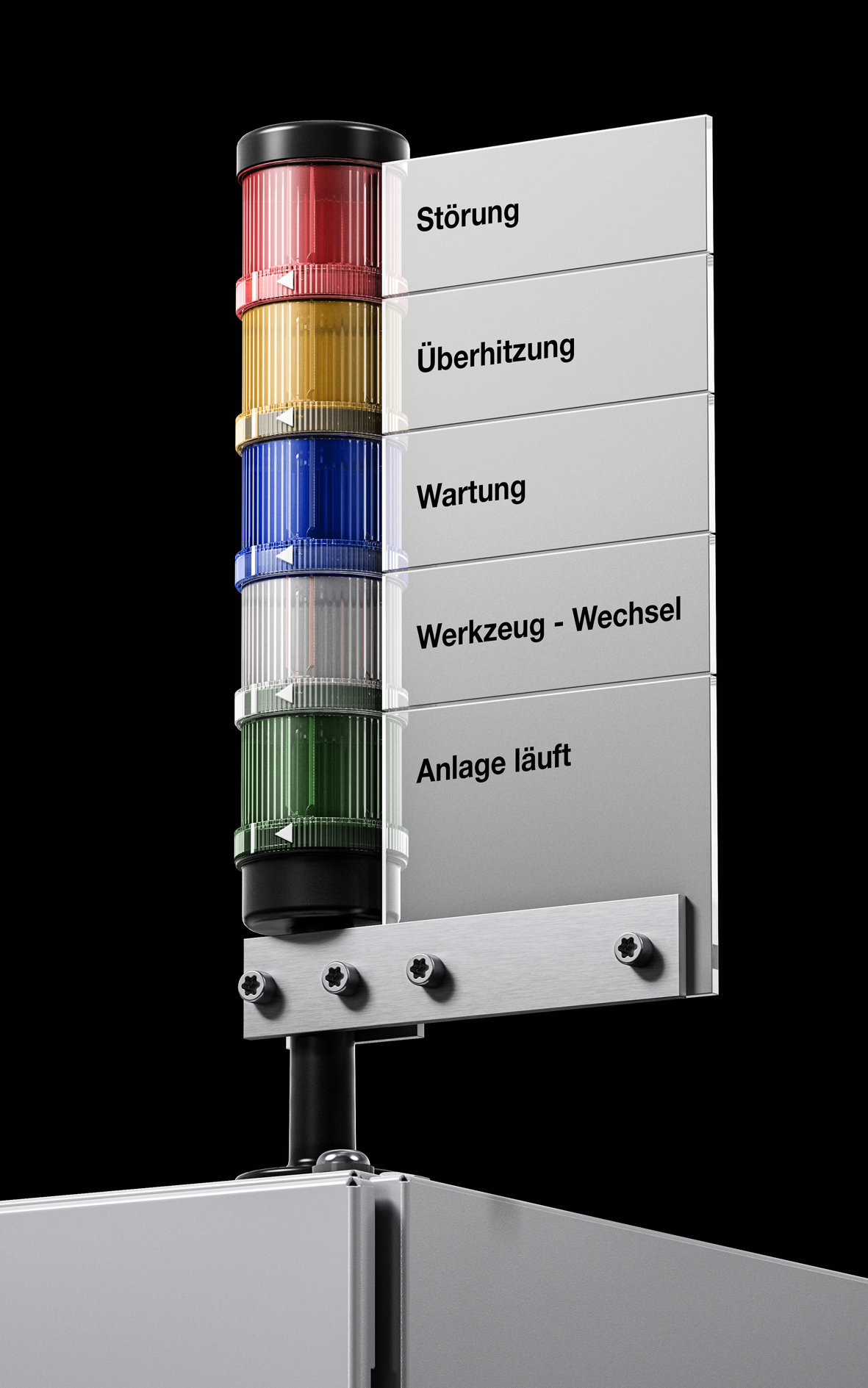 Modulare und anschlussfertige LED-Signalsäulen