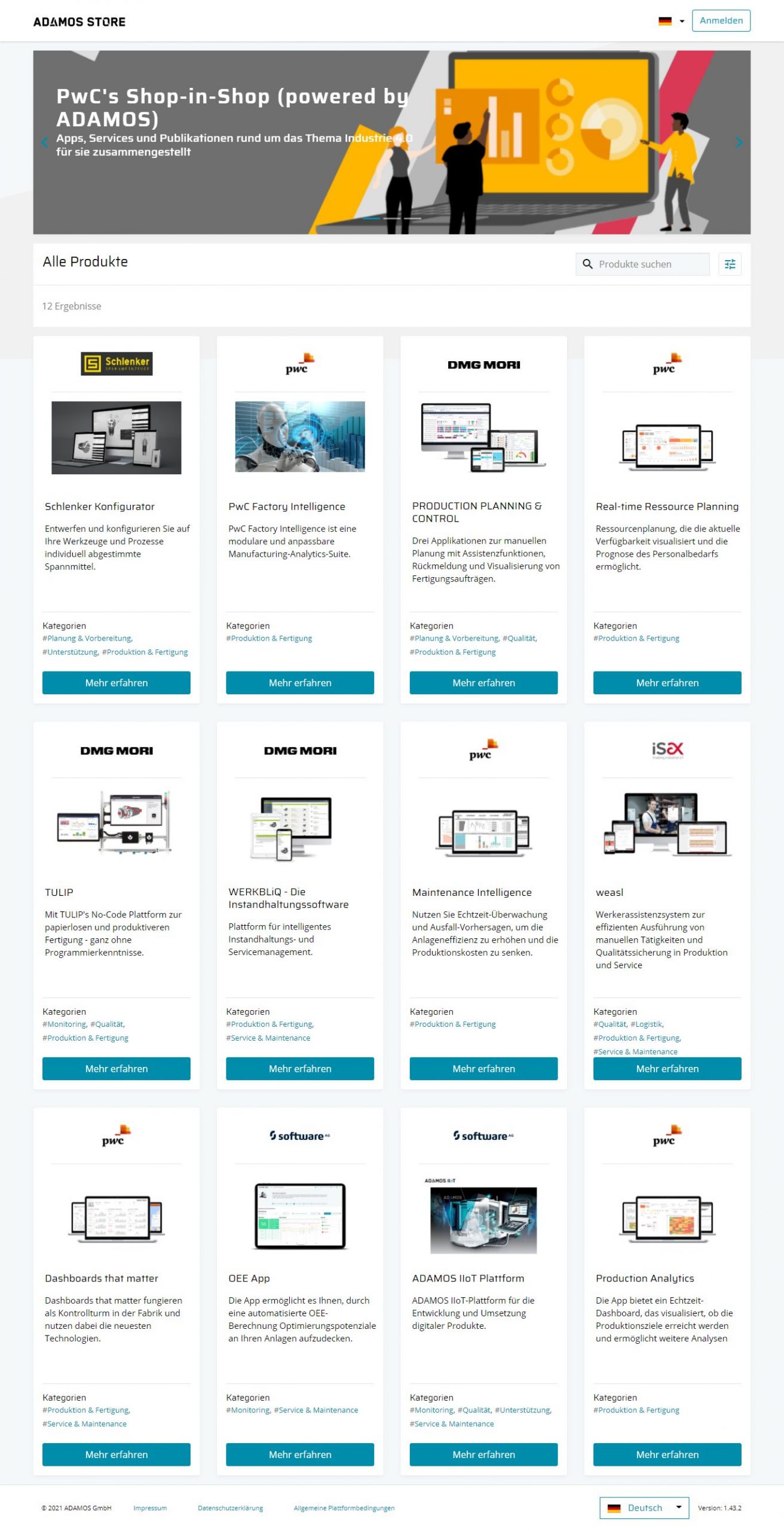 Neuer digitaler Marktplatz von Adamos 4 Neuer digitaler Marktplatz von Adamos