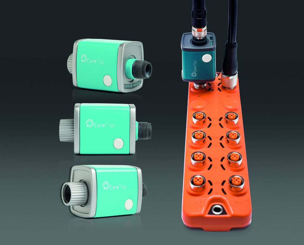 Mit IO-Link drahtlos durch die Anlage 11 Tigobridge in Kombination mit einem Standard IO-Link IO-Modul