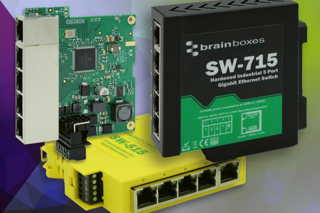 Kompakte Gigabit-Ethernet-Switche 1 Abstract blue bright festive background