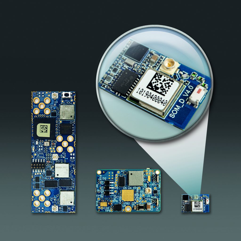 Mit IO-Link drahtlos durch die Anlage 4 Bild Module dunkel