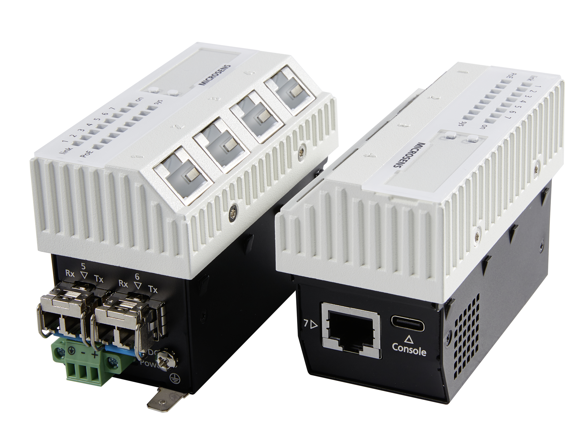 Micro Switch mit 10GBit Uplinks 3 Micro Switch mit
10GBit Uplinks