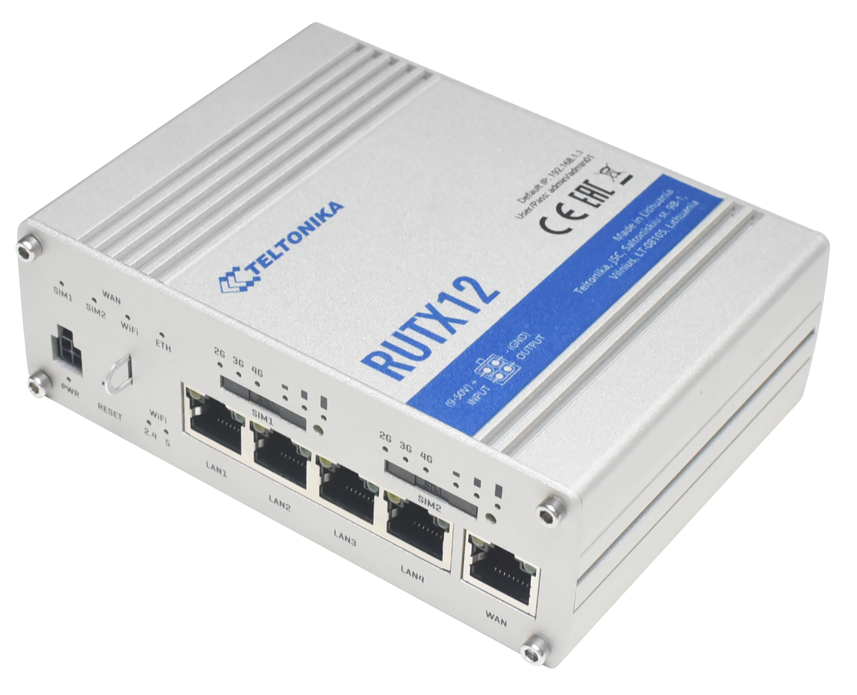 Industrierouter mit zwei LTE-Cat6-Modems