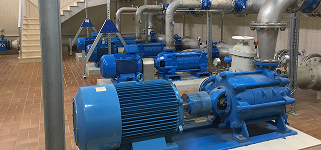 15% Energieeinsparung durch neue Pumpenanlage 9 15% Energieeinsparung durch neue Pumpenanlage