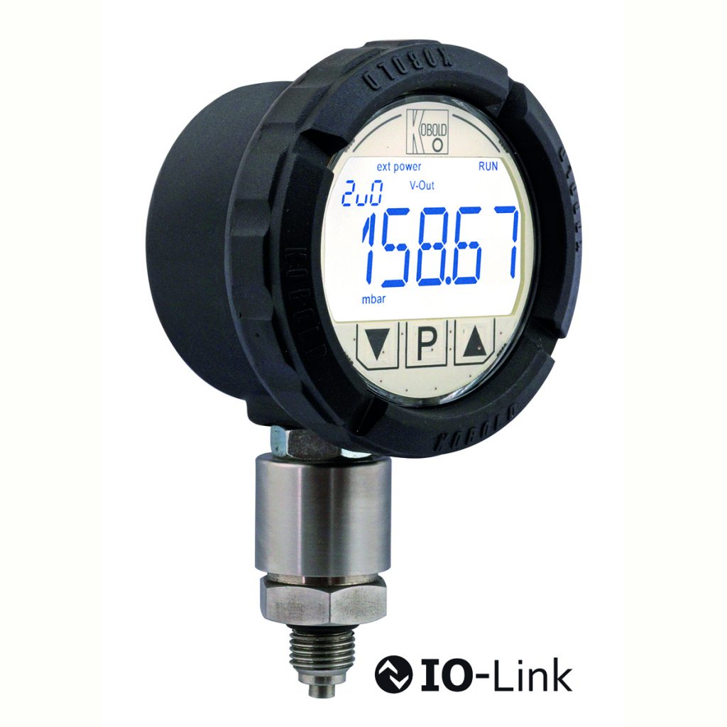Digitalmanometer mit IO-Link 2 man lc digital pressure gauge with io link 2