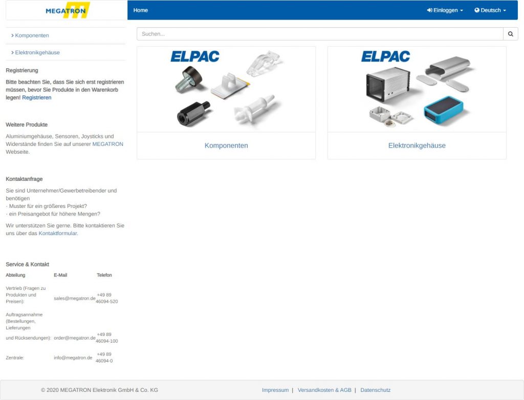 Elpac-Produkte online kaufen 1 screencapture b2bshop megatron de 2 20210712163829 1