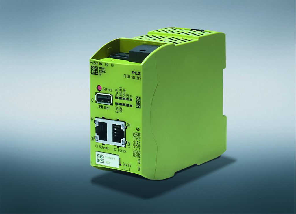 Firewall für Automatisierungsnetzwerke 1 Umfassender Schutz für industrielle Automatisierungsnetzwerke: Die Firewall SecurityBridge von Pilz.