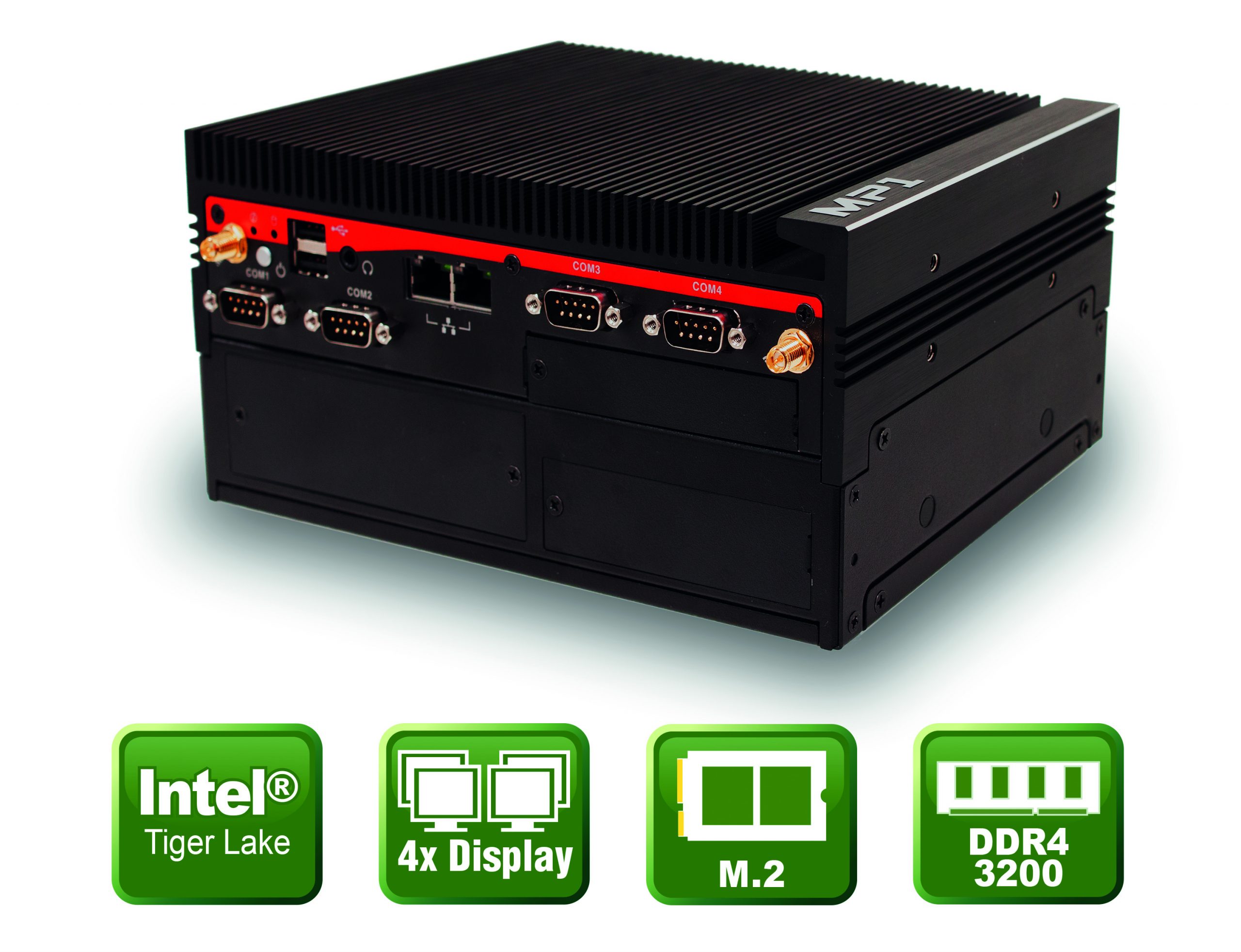 Erweiterbarer Embedded-PC mit Tiger-Lake-CPUs 4 Erweiterbarer Embedded-PC mit Tiger-Lake-CPUs