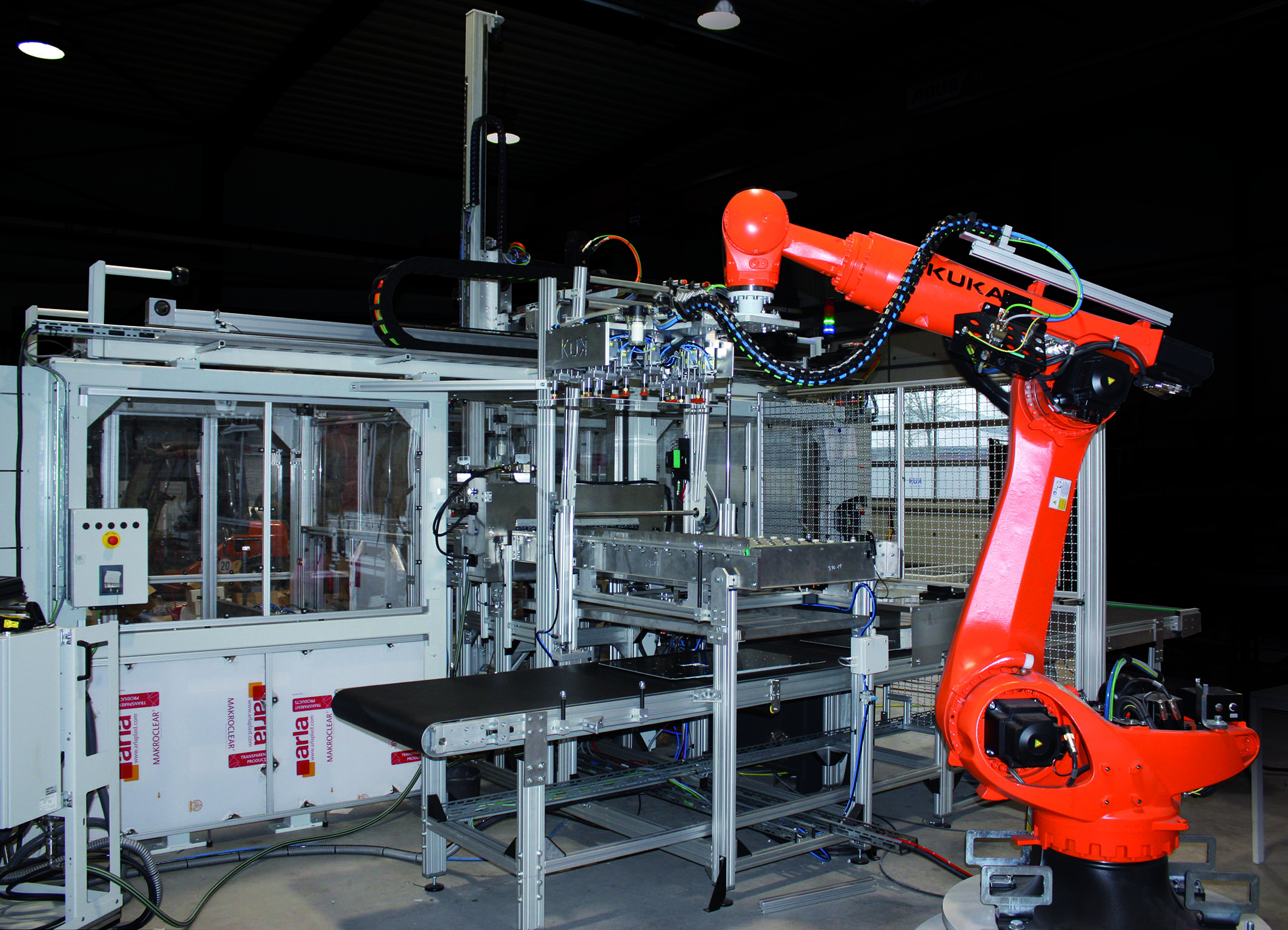 Von der Palette zur Presse