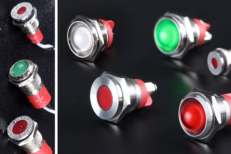 Robuste Signallampen für den Fronteinbau